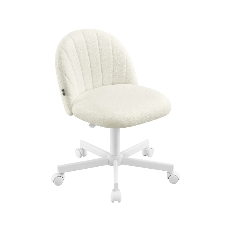 Silla de oficina tapizada con altura regulable