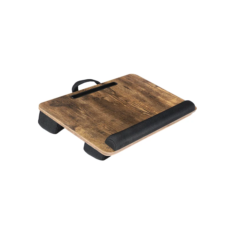 Mesa de Portátil Marrón Rústico