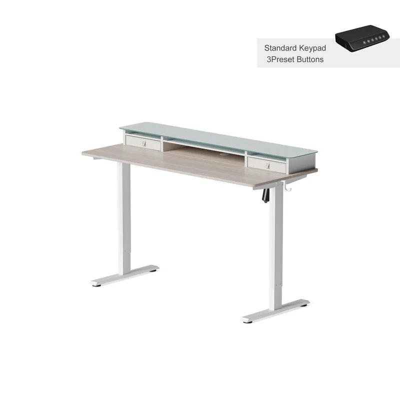 Splice Board Desktop Upper Glasstop Desk