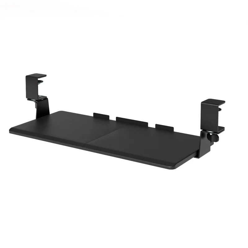 Rotatable C-Clamp Keyboard Tray