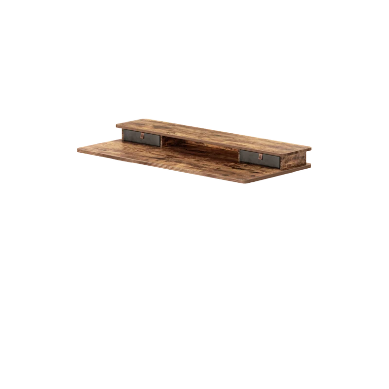 Spliced Board Upper Double Drawer
