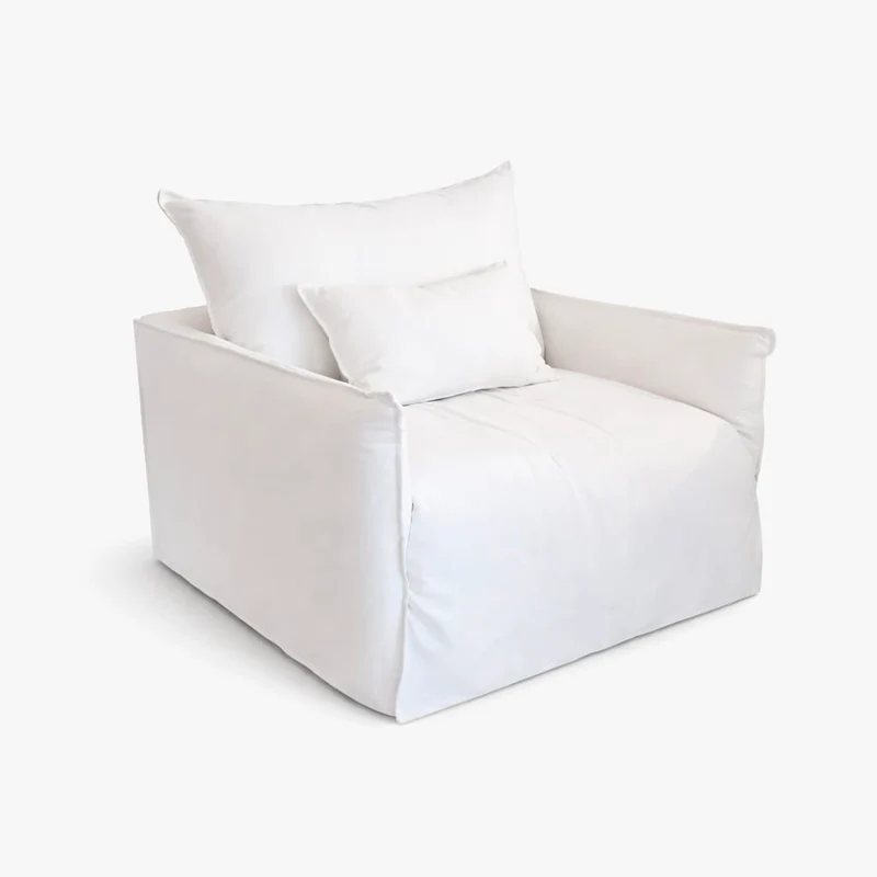 Tulum Linen Single Sofa