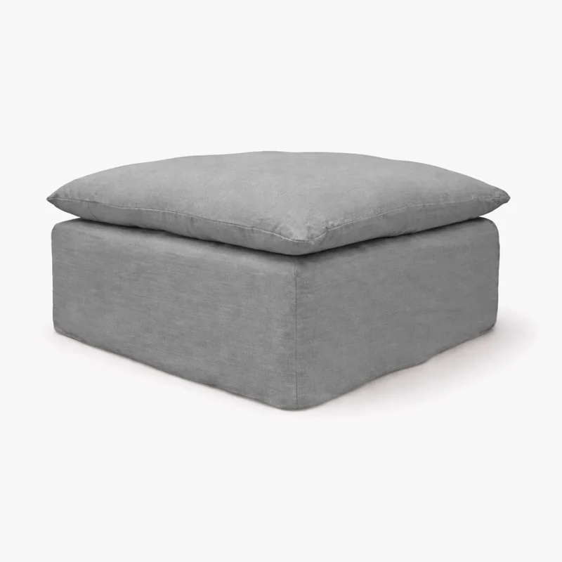Tarifa Linen Pouf