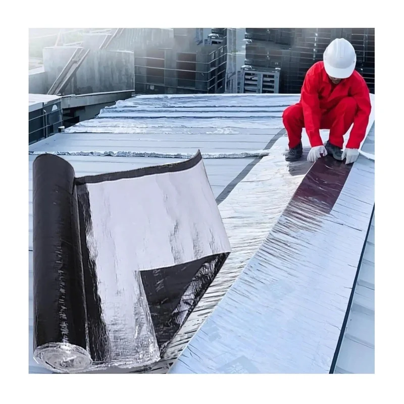 Heavy Duty Aluminum Foil Flashing Tape For Roof Repair And Leak Patching Self Adhesive Weather Resistant Underlayment Roll For Outdoor Sealing No Nonsense Knockout Protection Pro Grade Home Fixes