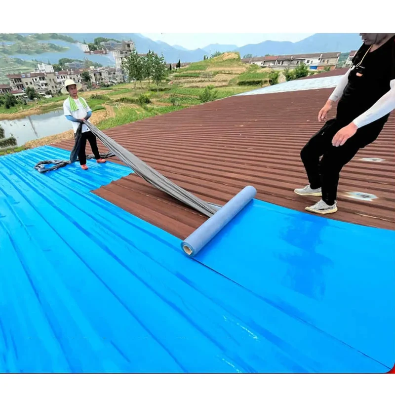 Heavy Duty Blue Roof Repair Tape With Rock Hard Self Adhesive Asphalt Sealant For Hassle Free Leak Patching And Top Tier Shingle Underlayment Plus Durable Rain Resistant Flashing Roll You Can Bet Your Boots On