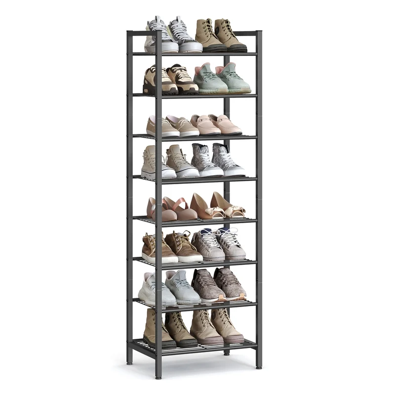 SONGMICS Estante para Zapatos Delgados de 8 Niveles