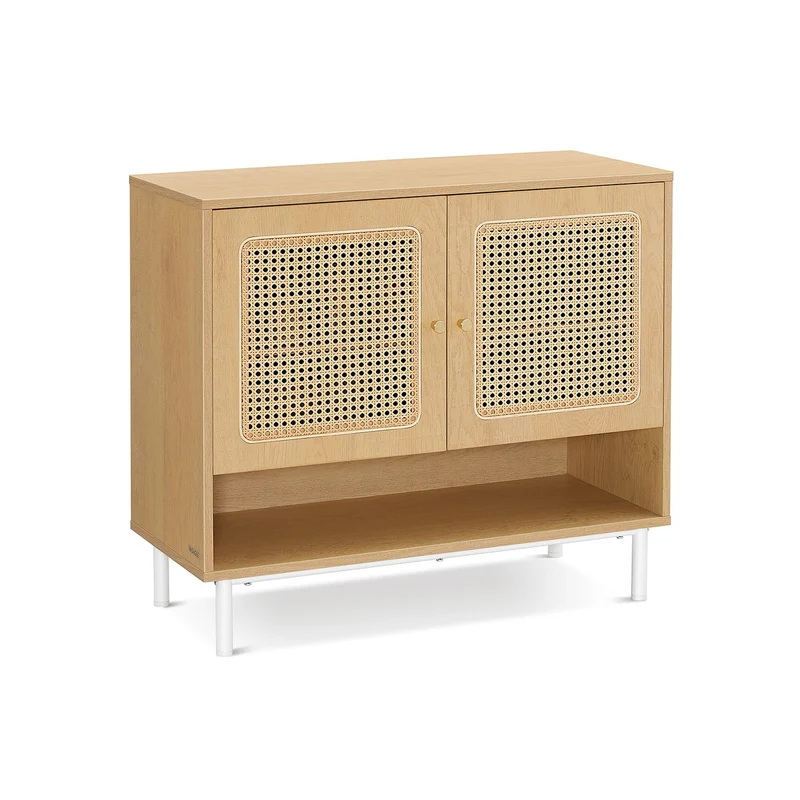 Mueble Zapatero de 3 Niveles de Ratán Estilo Boho