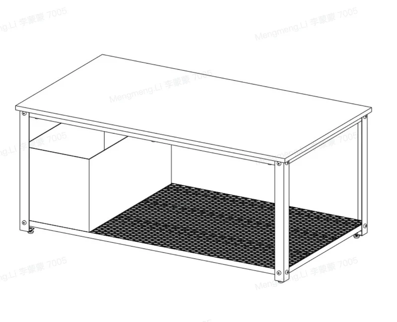 Rustic Brown Desktop for Coffee Table