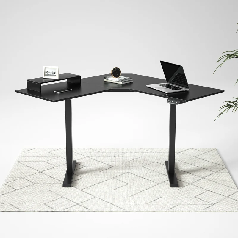 Desktop for Dual Motor L Shaped Standing Desk with Table Bench-Contact us to buy