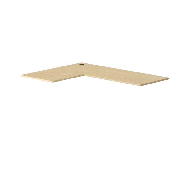 L Shape Bamboo desktop only