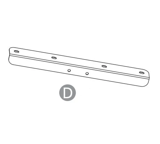 part D---side bracket(white)42cm