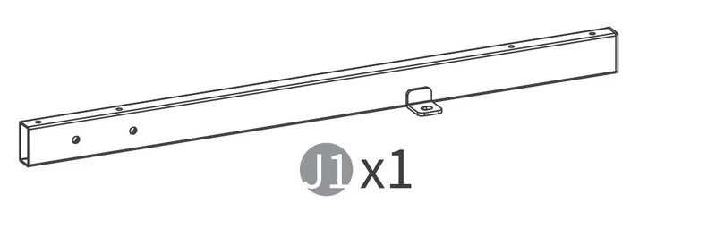 Connect Tube J1 for L- shaped standing desk MCH