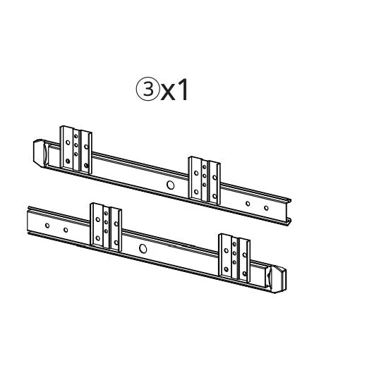 Slide rail (Self-tapping Required)