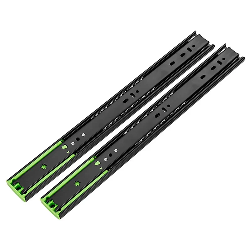 20-Pair Soft Close Side Mount Drawer Slides Full Extension Telescopic Cabinet Rails Hella Smooth Glide Dampers Rock Solid Double Spring Construction Pro Grade Hardware For Kitchen Projects