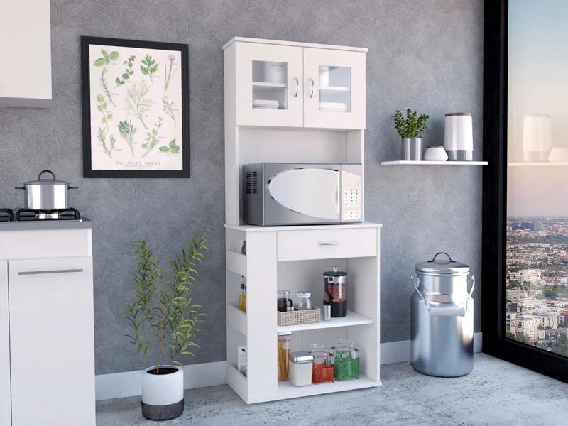Aparador Alacena de Cocina para Microondas Capienza-ALB 6481