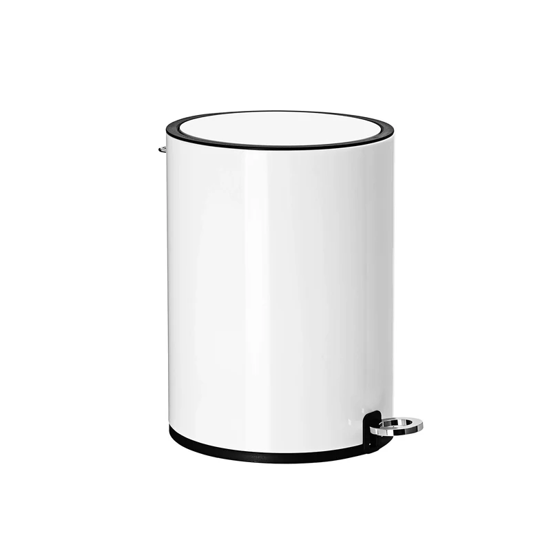 Papelera Baño,Cubo de Basura de Baño con Tapa Cierre Suave con Pedal