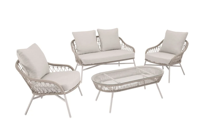 Set Salonica Sofa+Sillones+Mesa Centro