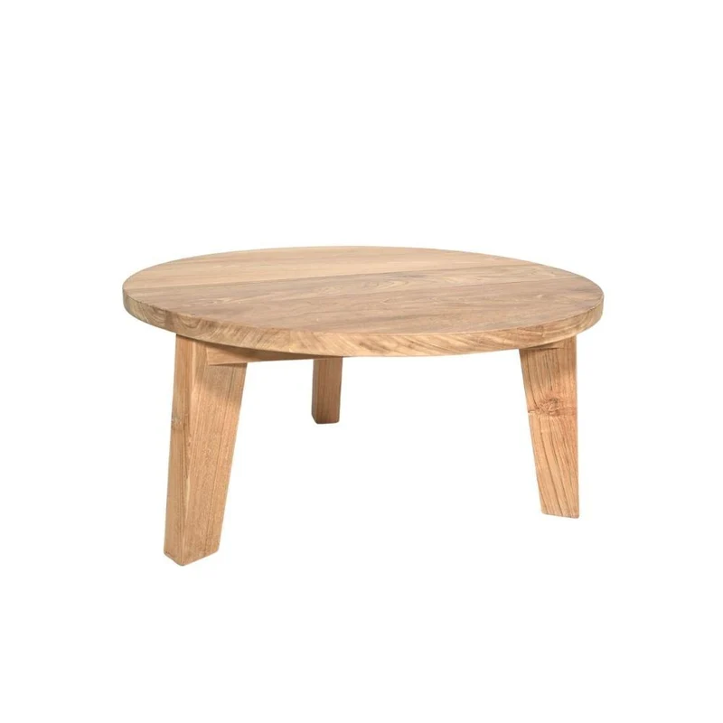Round Teak Coffee Table | 80cm