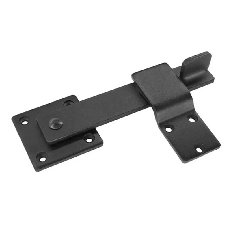 Heavy Duty Double Gate Latch For Sliding Barn Doors With Self Drilling Screws Foolproof Flip Lock Hardware 360 Rotatable Mounting Plate Simple Install Secure Privacy Tough As Nails Galvanized Steel Build Outdoor Shed Security