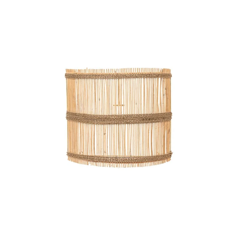 Anak Rattan Wall Lamp | Square