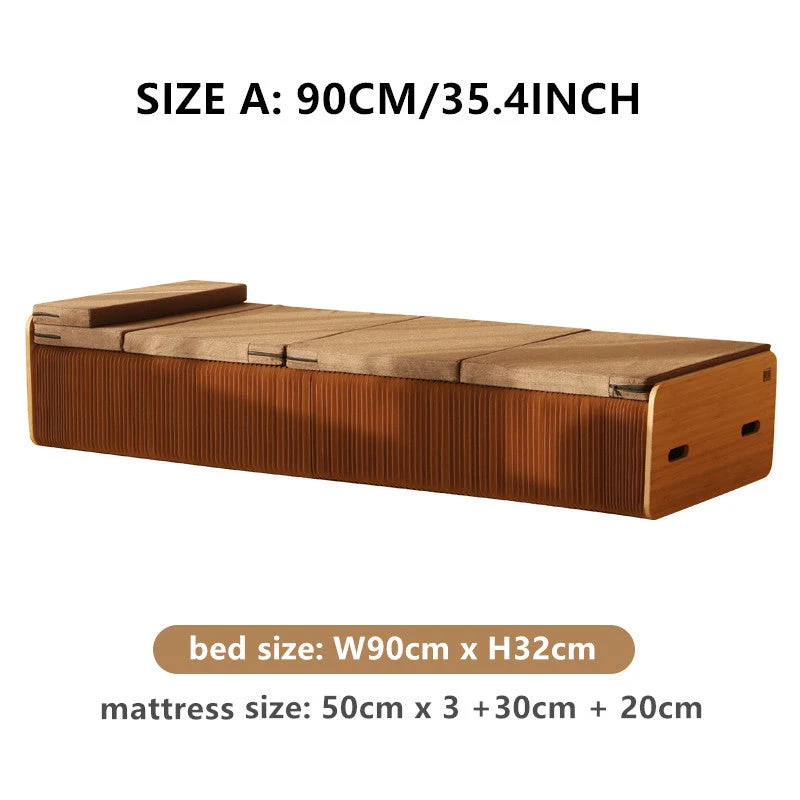 Cama de papel extensible con colchón plegable