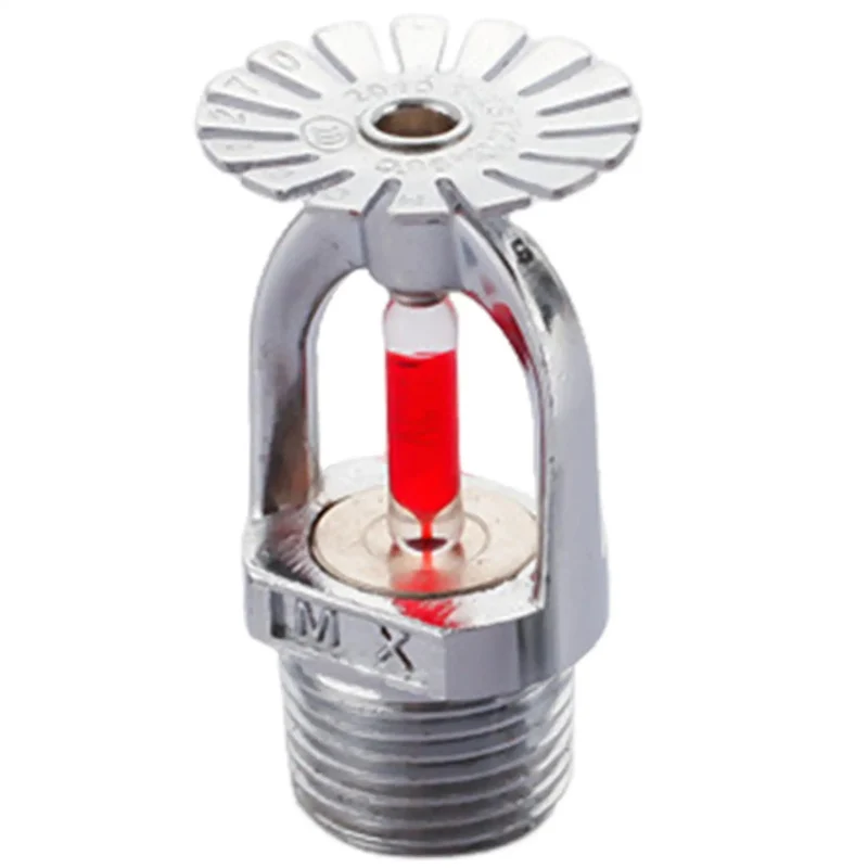 Heavy Duty Quick Response Pendent Fire Sprinkler Head Built Like A Tank With Half Inch Thread Solid Copper Construction For Instant Residential Fire Knockdown And Straight Up Dependable Ceiling Coverage