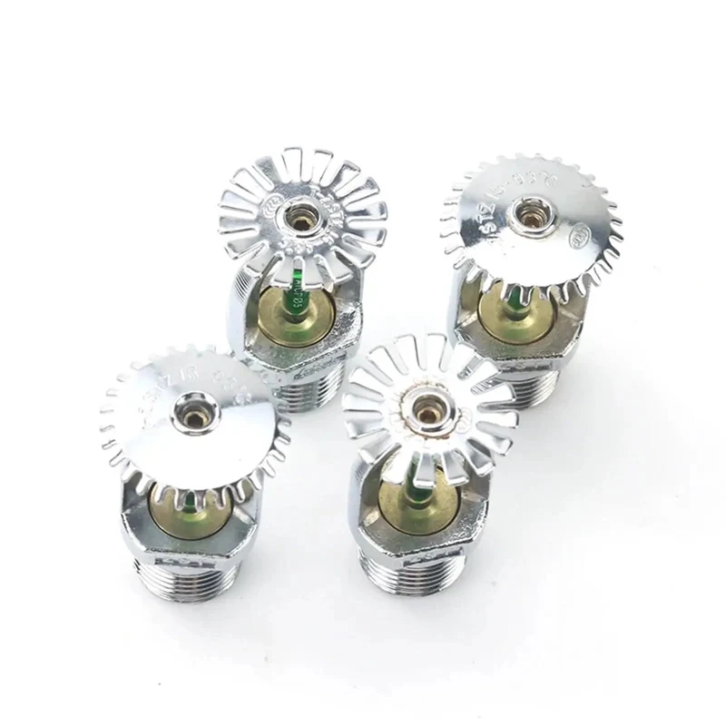 Heavy-Duty Bronze Pendent Fire Sprinkler Heads with Rock-Solid 93 Degree Activation rated for 1/2 Inch NPT Down Type Mounts for Gyms Schools and Public Venues bringing No-Nonsense Extinguishing System Safety to your Premises in a 5 Piece Load built to