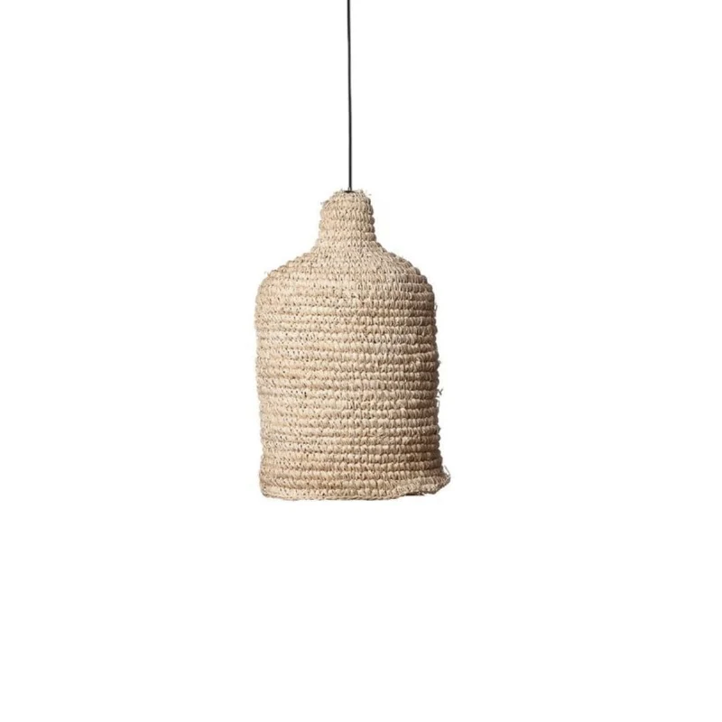 Hanging Raffia Lamp | 22x22x38cm