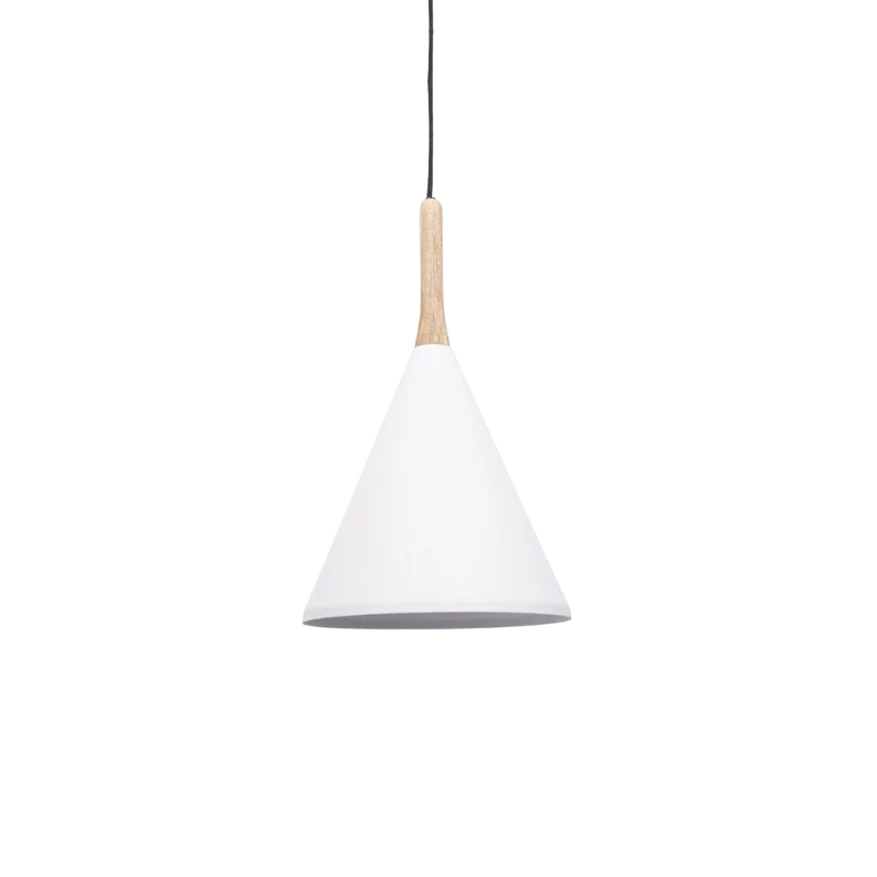 Triangle Hanging Lamp | White 25x42cm