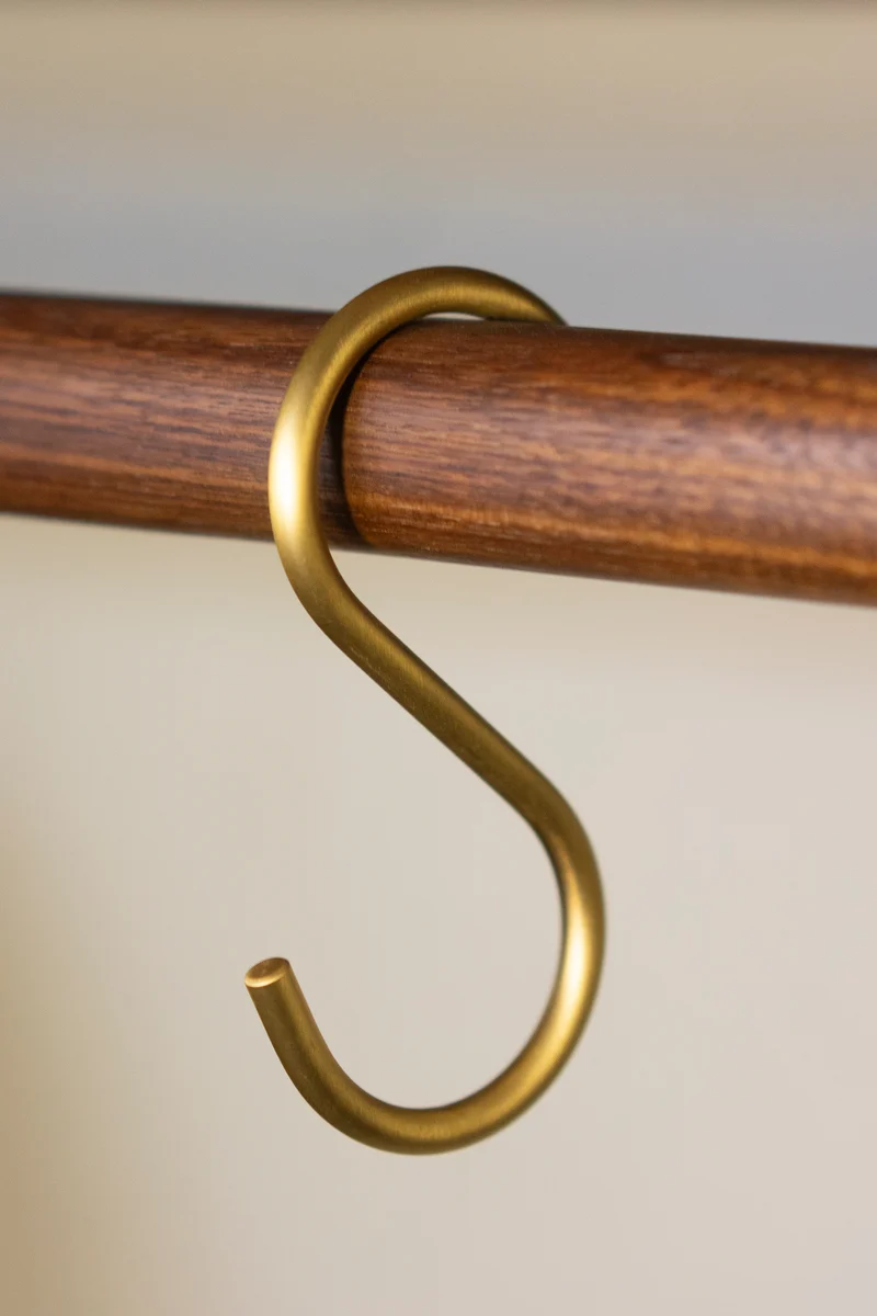 S-Hook in Brass