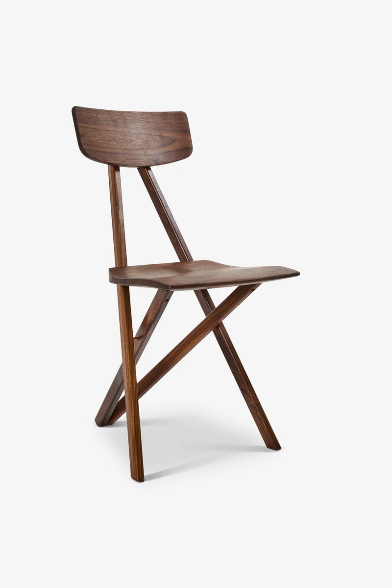 Dining chair JN16 in walnut wood