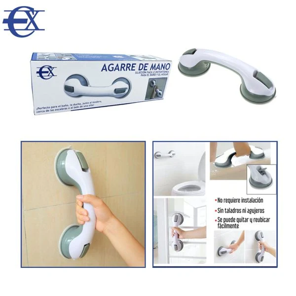 AGARRADERA DE MANO PARA BAÑO CON VENTOSA