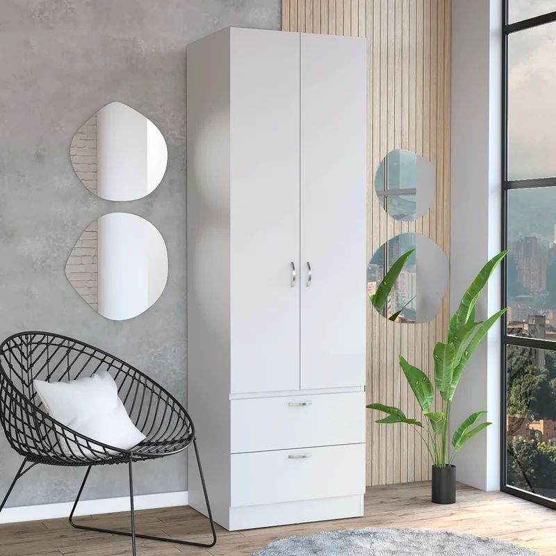 TU HOME Armario Vicco (1C) Blanco