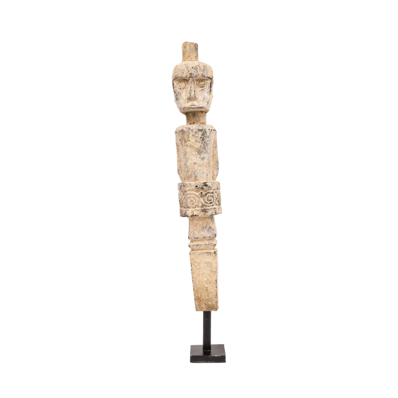 Wooden Sumba Statue | Natural 70cm
